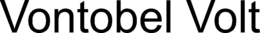 VONTOBEL VOLT trademark