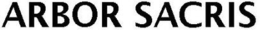 ARBOR SACRIS trademark