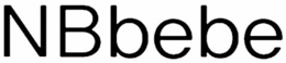 NBBEBE trademark