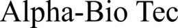 ALPHA-BIO TEC trademark