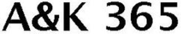 A&K 365 trademark