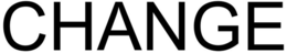 CHANGE trademark