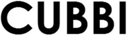 CUBBI trademark