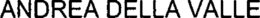 ANDREA DELLA VALLE trademark
