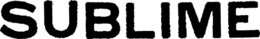 SUBLIME trademark