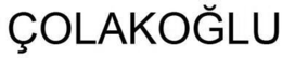 ÇOLAKOGLU trademark