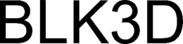 BLK3D trademark