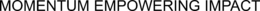 MOMENTUM EMPOWERING IMPACT trademark