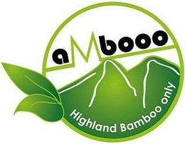 AMBOOO HIGHLAND BAMBOO ONLY trademark