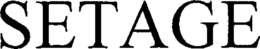 SETAGE trademark