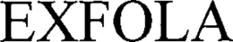 EXFOLA trademark