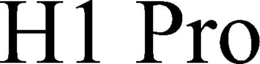 H1 PRO trademark