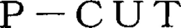 P-CUT trademark