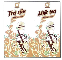 MILK TEA MACCHIATO IRRESISTIBLY DELICIOUS ZERO DEGREE TRA SUA MACCHIATO NGON KHO CUONG KHONG DO trademark