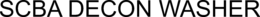 SCBA DECON WASHER trademark