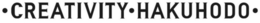 ·CREATIVITY·HAKUHODO· trademark