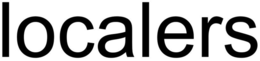 LOCALERS trademark