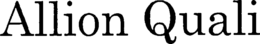 ALLION QUALI trademark