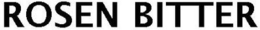 ROSEN BITTER trademark