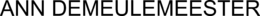 ANN DEMEULEMEESTER trademark