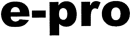 E-PRO trademark