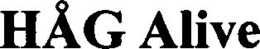 HÅG ALIVE trademark