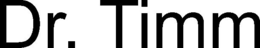 DR. TIMM trademark