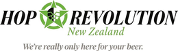 HOP REVOLUTION NEW ZEALAND WE'RE REALLY ONLY HERE FOR YOUR BEER. trademark