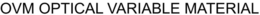 OVM OPTICAL VARIABLE MATERIAL trademark