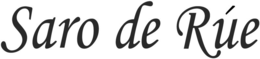 SARO DE RÚE trademark