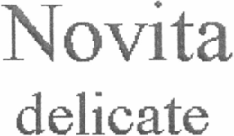 NOVITA DELICATE trademark