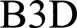 B3D trademark
