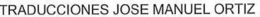 TRADUCCIONES JOSE MANUEL ORTIZ trademark