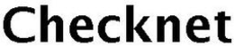 CHECKNET trademark