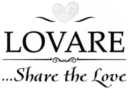 LOVARE ...SHARE THE LOVE trademark