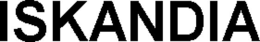 ISKANDIA trademark
