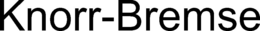 KNORR-BREMSE trademark