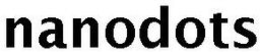 NANODOTS trademark