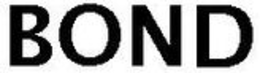 BOND trademark