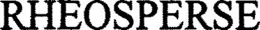 RHEOSPERSE trademark