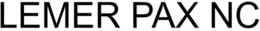 LEMER PAX NC trademark