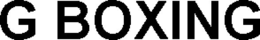 G BOXING trademark