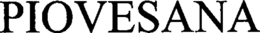 PIOVESANA trademark