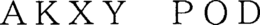 AKXY POD trademark