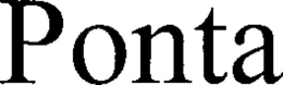 PONTA trademark