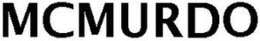 MCMURDO trademark