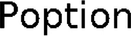 POPTION trademark