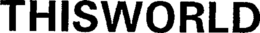 THISWORLD trademark