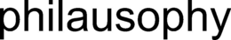 PHILAUSOPHY trademark