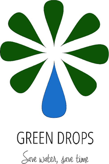 GREEN DROPS SAVE WATER, SAVE TIME trademark